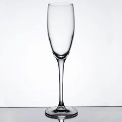 Master's Reserve 9157 Contour 6 Oz. Customizable Flute Glass - 12/Case -Wasserstrom store 1209936