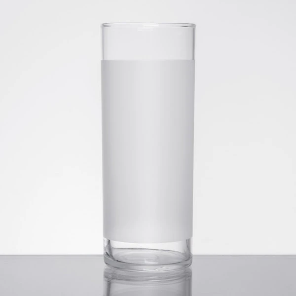 Libbey 96/11680 12 Oz. Frosted Clear Lip Zombie Glass - 48/Case 4 Libbey 96/11680 12 Oz. Frosted Clear Lip Zombie Glass - 48/Case - Image 2