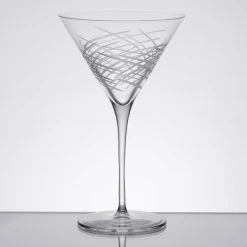 Master's Reserve 9136/69477 Renewal 10 Oz. Crosshatch Martini Glass - 12/Case -Wasserstrom store 1413077