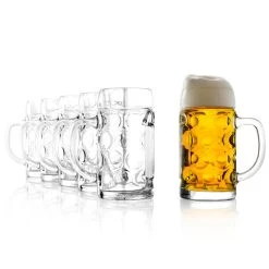 Stolzle 04533/708067 Assorted Specialty 17.5 Oz. Oktoberfest Beer Mug - 6/Case -Wasserstrom store 1785405