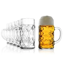 Stolzle 04533/808067 Assorted Specialty 35 Oz. Oktoberfest Beer Mug - 6/Case -Wasserstrom store 1785412