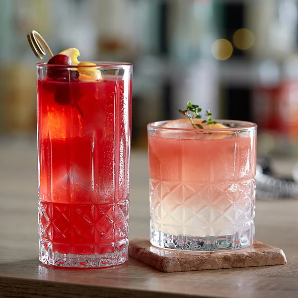 Acopa Evora Rocks / Old Fashioned And Highball Glass Set - 24/Set 3 Acopa Evora Rocks / Old Fashioned And Highball Glass Set - 24/Set