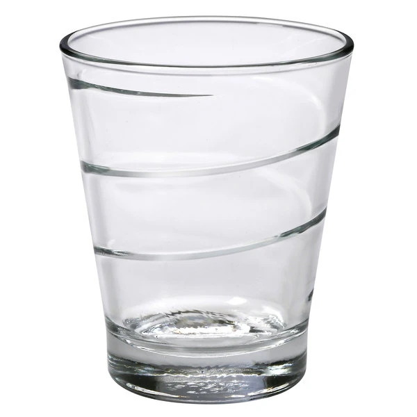 Duralex 1069AB06 Spirale 9.125 Oz. Stackable Glass Tumbler - 6/Pack 4 Duralex 1069AB06 Spirale 9.125 Oz. Stackable Glass Tumbler - 6/Pack - Image 2