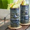 Tuxton GZ4-160 Pine 16 Oz. Ceramic Tiki Mug - 12/Pack -Wasserstrom store 2084851