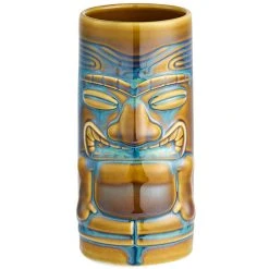 Tuxton GZ5-160 Peacock 16 Oz. Ceramic Tiki Mug - 12/Pack 5 Tuxton GZ5-160 Peacock 16 Oz. Ceramic Tiki Mug - 12/Pack -Wasserstrom store 2084852