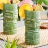 World Tableware 20 Oz. Green Tiki Tumbler - 12/Case -Wasserstrom store 2267663