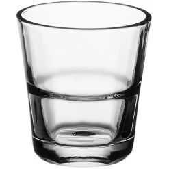 Anchor Hocking 90262 Clarisse 8 Oz. Stackable Rocks / Old Fashioned Glass - 24/Case -Wasserstrom store 2317316