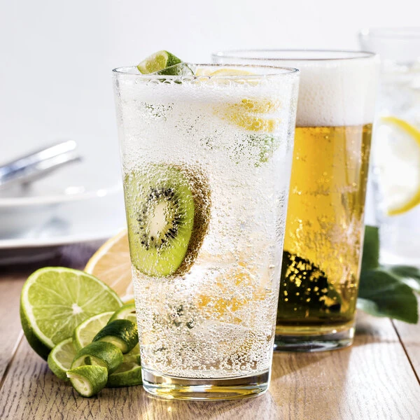 Fortessa Tableware Solutions Fortessa Basics Barca 16.5 Oz. Mixing Glass / Pint Glass - 12/Case 4 Fortessa Tableware Solutions Fortessa Basics Barca 16.5 Oz. Mixing Glass / Pint Glass - 12/Case - Image 2