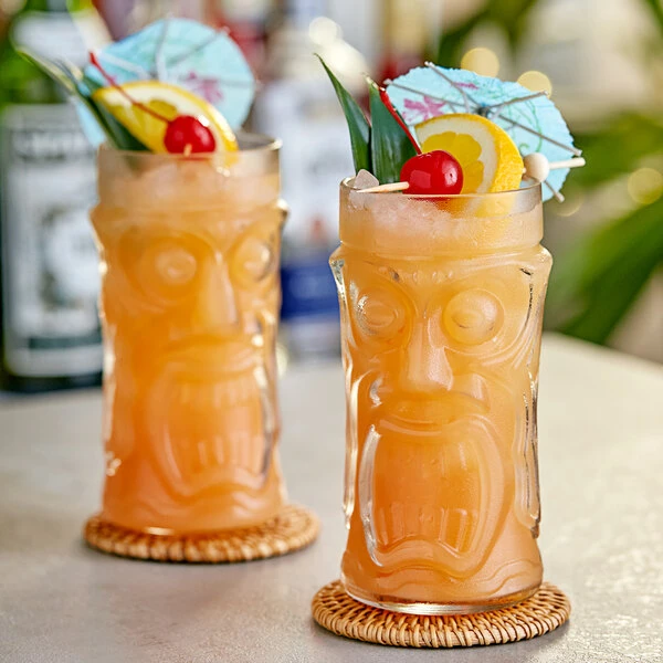 Anchor Hocking 10024 Screaming Tiki 16 Oz. Cooler Glass - 24/Case 3 Anchor Hocking 10024 Screaming Tiki 16 Oz. Cooler Glass - 24/Case