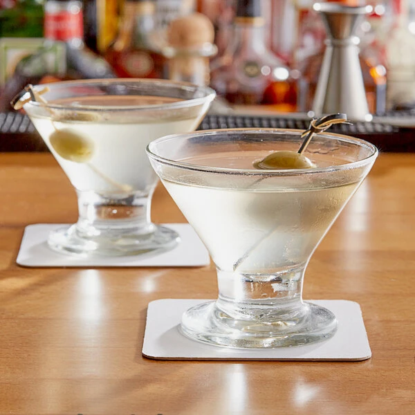 Acopa 8 Oz. Footed Martini / Dessert Glass - 12/Case 3 Acopa 8 Oz. Footed Martini / Dessert Glass - 12/Case