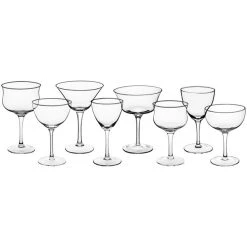 Acopa Deco 7 Oz. Nick And Nora Glass - 6/Box -Wasserstrom store 2468888