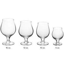 Acopa 5 Oz. Belgian Beer Tasting Glass - 4/Pack -Wasserstrom store 2473114
