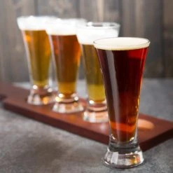 Wasserstrom store 20 Libbey 1241HT Flare 4.75 Oz. Pilsner Beer Tasting Glass - 4/Pack