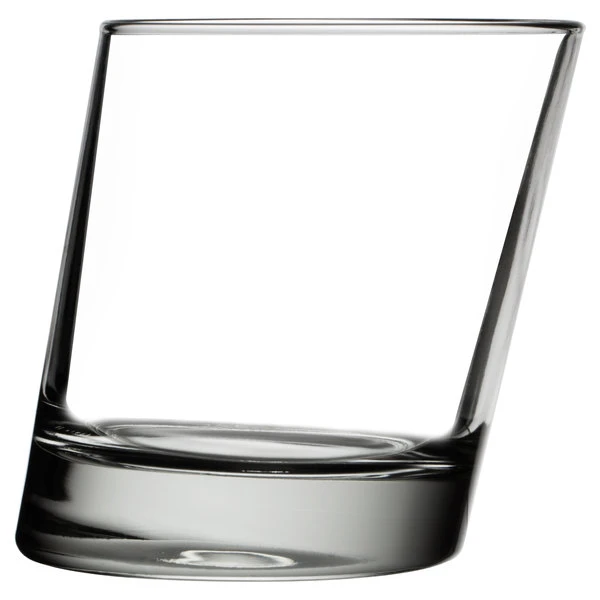 Libbey 11006821 Pisa 11.75 Oz. Customizable Slanted Rocks / Double Old Fashioned Glass - 12/Case 4 Libbey 11006821 Pisa 11.75 Oz. Customizable Slanted Rocks / Double Old Fashioned Glass - 12/Case - Image 2