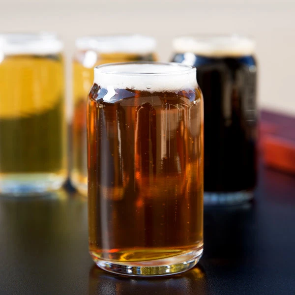 Libbey 265 5 Oz. Glass Can Tasting Glass - 4/Pack 5 Libbey 265 5 Oz. Glass Can Tasting Glass - 4/Pack - Image 3