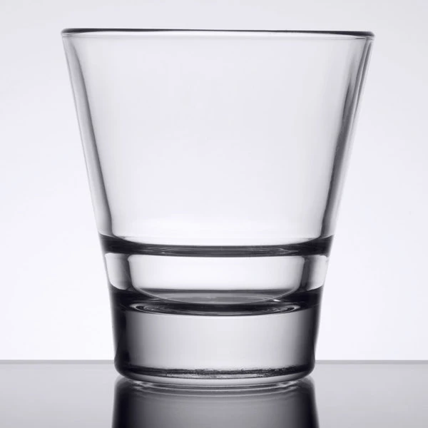 Libbey 15710 Endeavor 9 Oz. Customizable Stackable Rocks / Old Fashioned Glass - 12/Case 4 Libbey 15710 Endeavor 9 Oz. Customizable Stackable Rocks / Old Fashioned Glass - 12/Case - Image 2