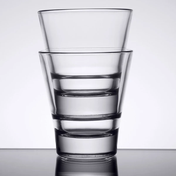 Libbey 15710 Endeavor 9 Oz. Customizable Stackable Rocks / Old Fashioned Glass - 12/Case 5 Libbey 15710 Endeavor 9 Oz. Customizable Stackable Rocks / Old Fashioned Glass - 12/Case - Image 3