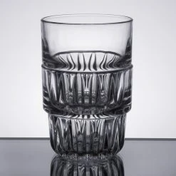 Libbey 15434 Everest 9 Oz. Stackable Rocks / Old Fashioned Glass - 36/Case -Wasserstrom store 941569